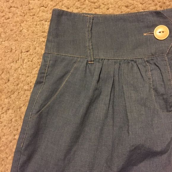 Faux Denim Skirt - Picture 5 of 7